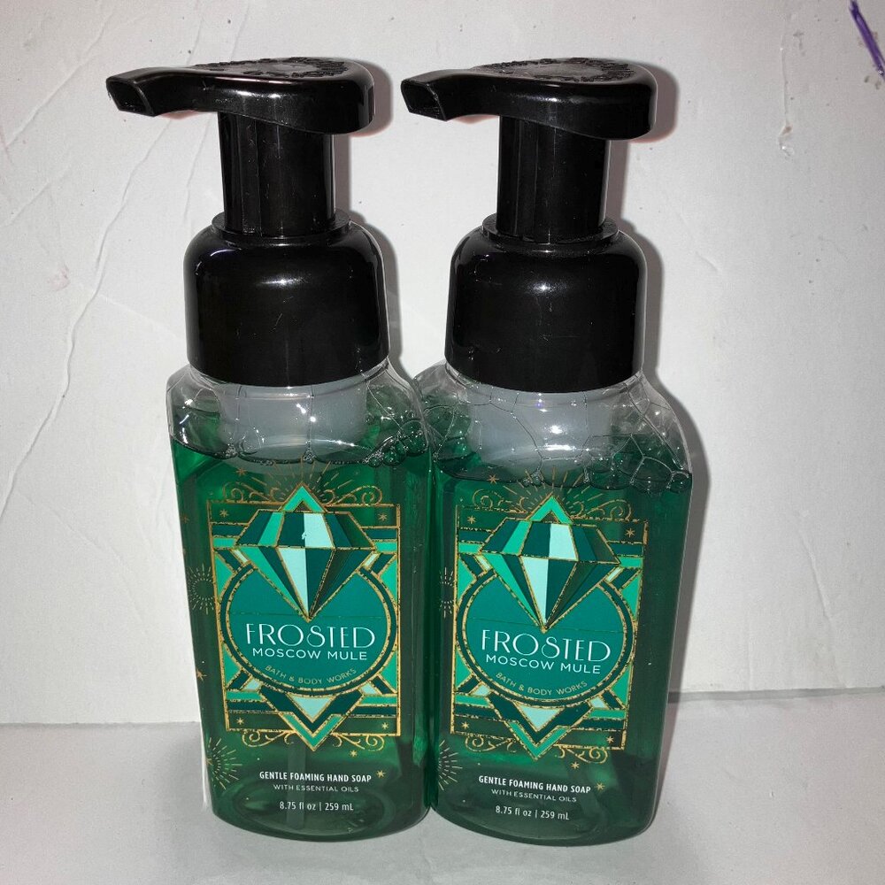 Bath & Body Works Gentle Foaming Hand Soap Frosted Moscow Mule 2 Pack NEW